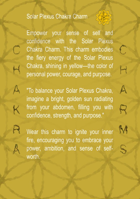 Solar Plexus Chakra Charm